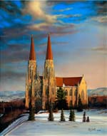 Cathedral of St. Helena by Alan Snell